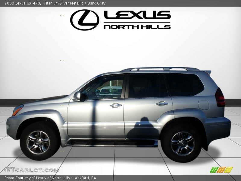 Titanium Silver Metallic / Dark Gray 2008 Lexus GX 470