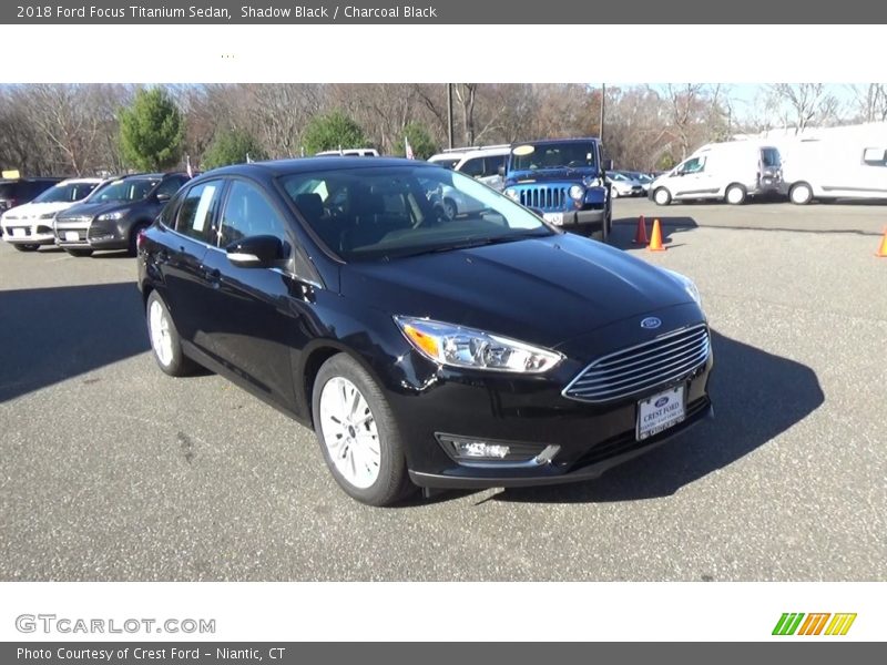 Shadow Black / Charcoal Black 2018 Ford Focus Titanium Sedan