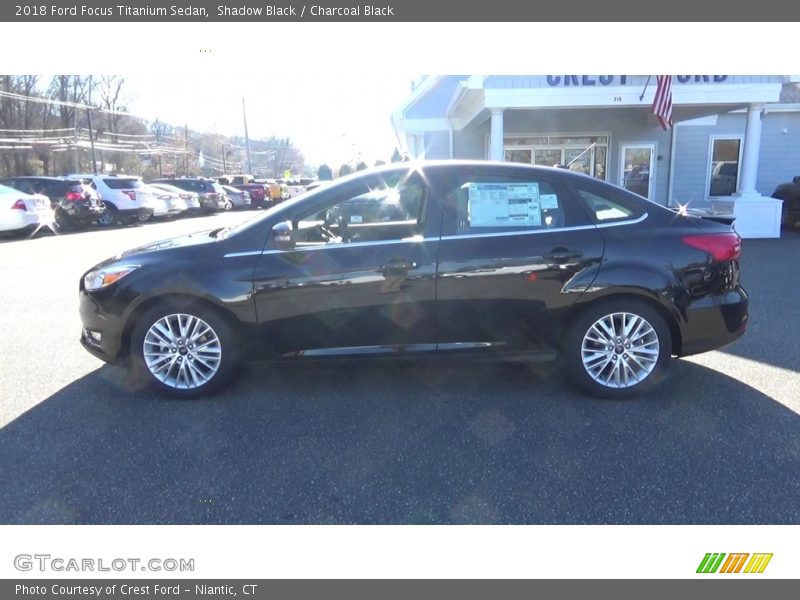 Shadow Black / Charcoal Black 2018 Ford Focus Titanium Sedan