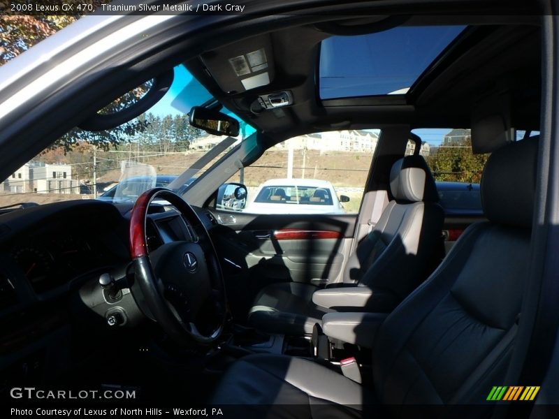 Titanium Silver Metallic / Dark Gray 2008 Lexus GX 470
