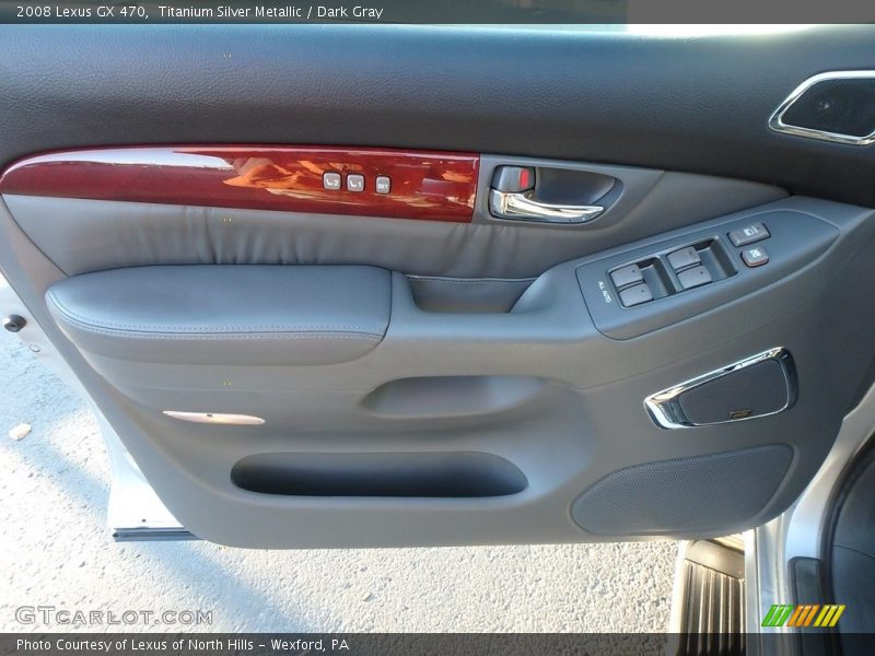 Titanium Silver Metallic / Dark Gray 2008 Lexus GX 470