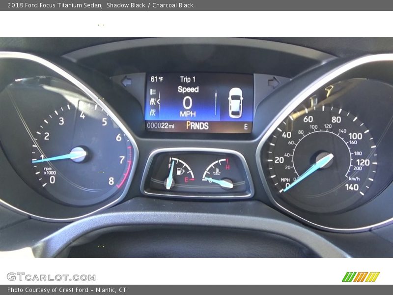 Shadow Black / Charcoal Black 2018 Ford Focus Titanium Sedan