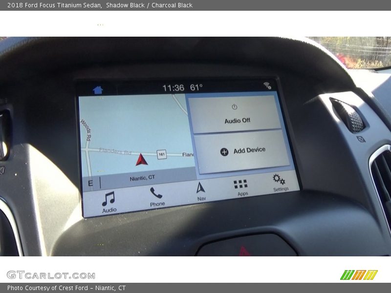 Shadow Black / Charcoal Black 2018 Ford Focus Titanium Sedan