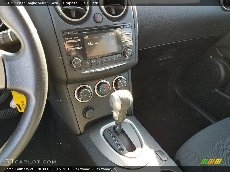 Graphite Blue / Black 2015 Nissan Rogue Select S AWD
