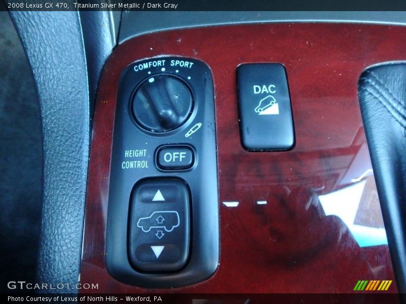 Titanium Silver Metallic / Dark Gray 2008 Lexus GX 470