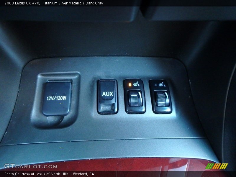 Titanium Silver Metallic / Dark Gray 2008 Lexus GX 470