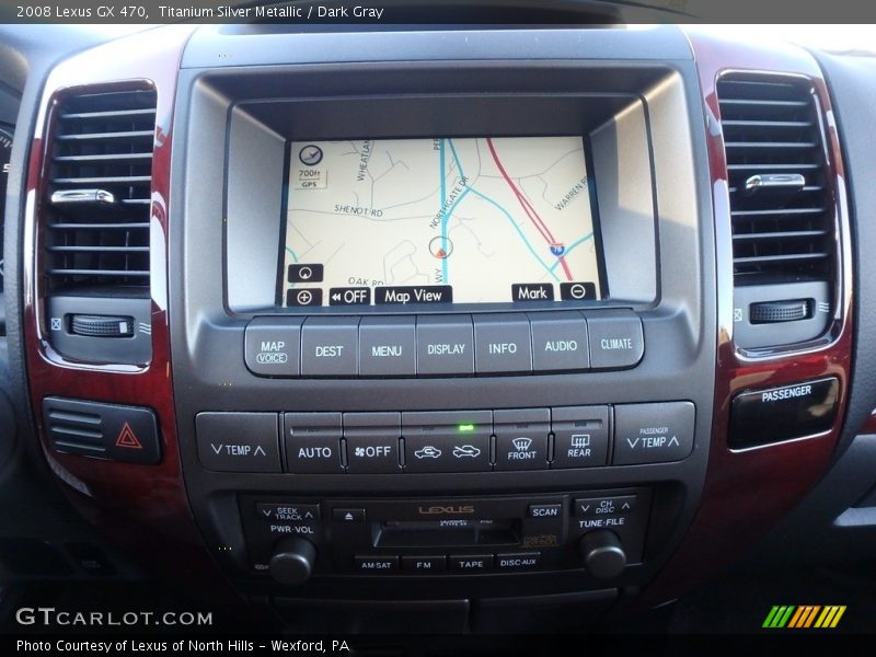 Titanium Silver Metallic / Dark Gray 2008 Lexus GX 470