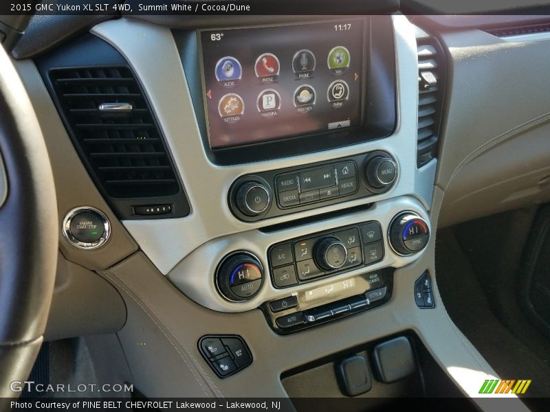 Summit White / Cocoa/Dune 2015 GMC Yukon XL SLT 4WD