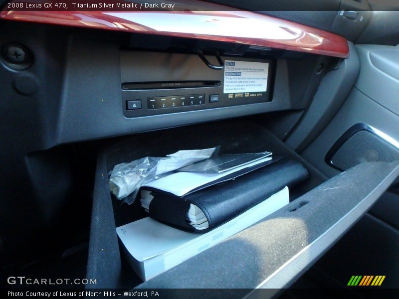 Titanium Silver Metallic / Dark Gray 2008 Lexus GX 470