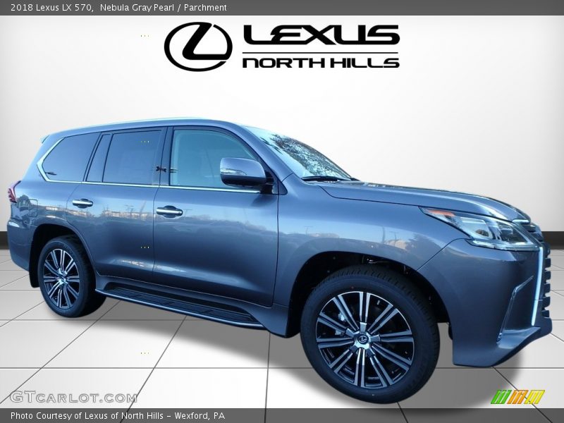 Nebula Gray Pearl / Parchment 2018 Lexus LX 570