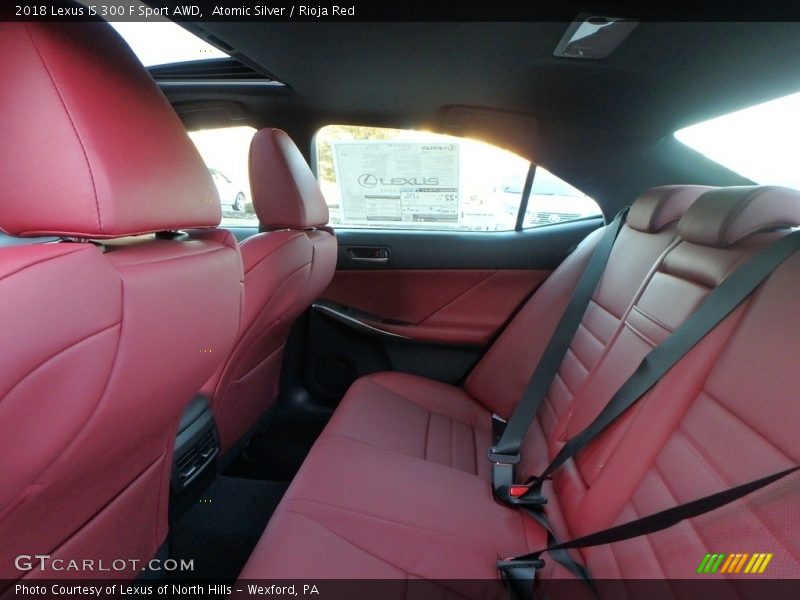 Rear Seat of 2018 IS 300 F Sport AWD