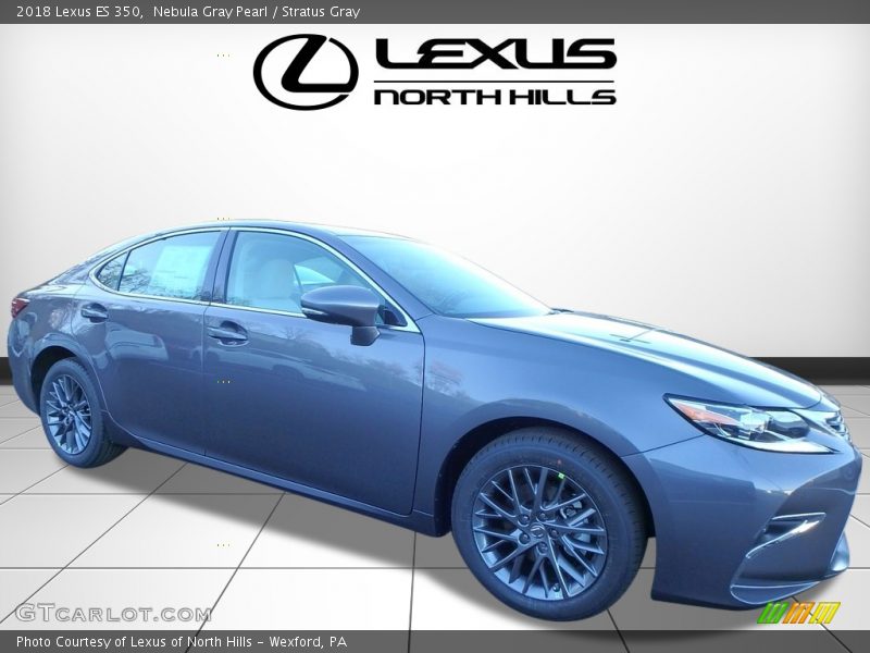 Nebula Gray Pearl / Stratus Gray 2018 Lexus ES 350