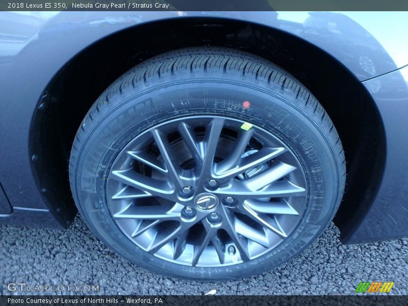 Nebula Gray Pearl / Stratus Gray 2018 Lexus ES 350