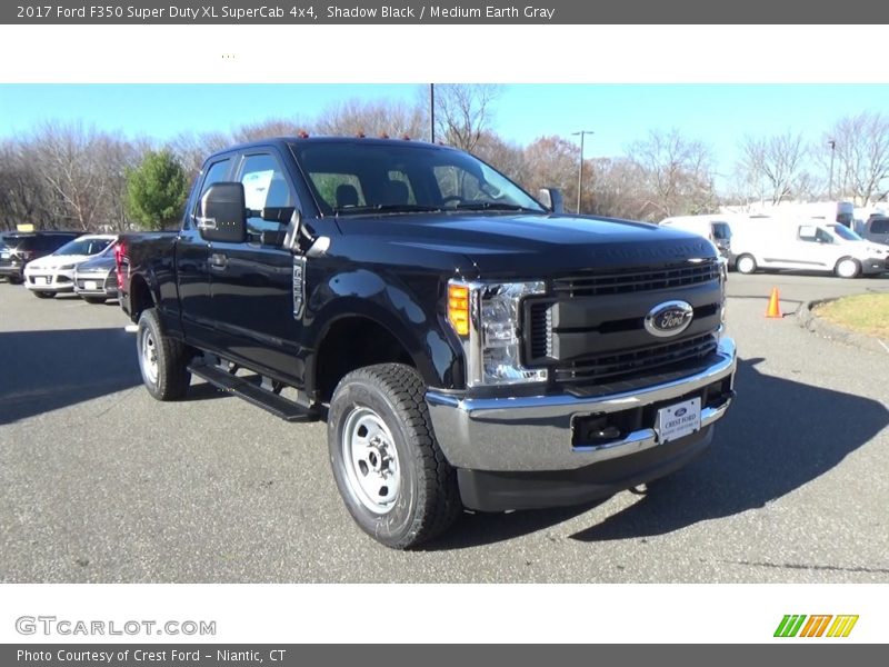 Shadow Black / Medium Earth Gray 2017 Ford F350 Super Duty XL SuperCab 4x4