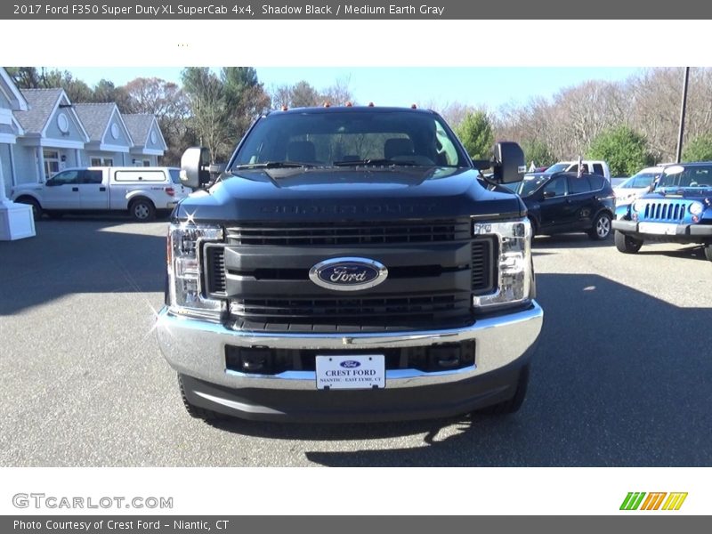 Shadow Black / Medium Earth Gray 2017 Ford F350 Super Duty XL SuperCab 4x4