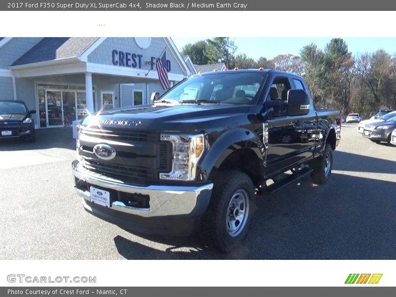Shadow Black / Medium Earth Gray 2017 Ford F350 Super Duty XL SuperCab 4x4