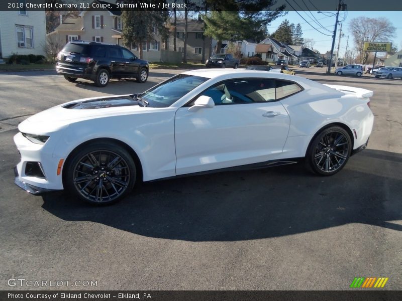 Summit White / Jet Black 2018 Chevrolet Camaro ZL1 Coupe