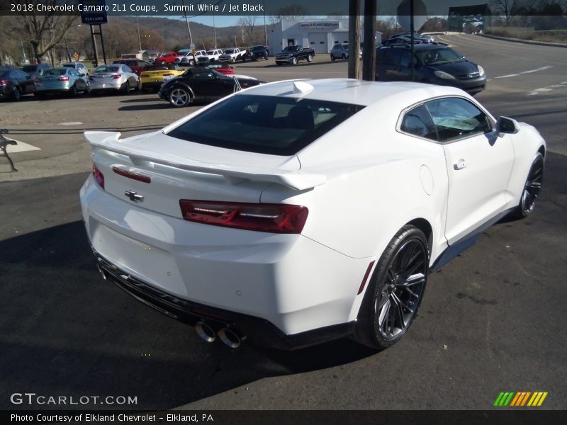 Summit White / Jet Black 2018 Chevrolet Camaro ZL1 Coupe