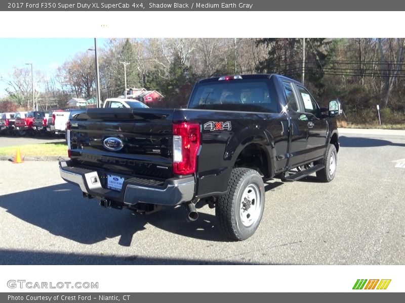 Shadow Black / Medium Earth Gray 2017 Ford F350 Super Duty XL SuperCab 4x4