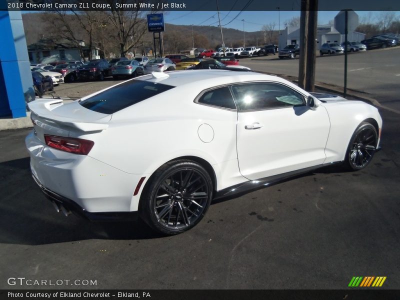 Summit White / Jet Black 2018 Chevrolet Camaro ZL1 Coupe