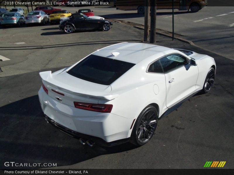 Summit White / Jet Black 2018 Chevrolet Camaro ZL1 Coupe
