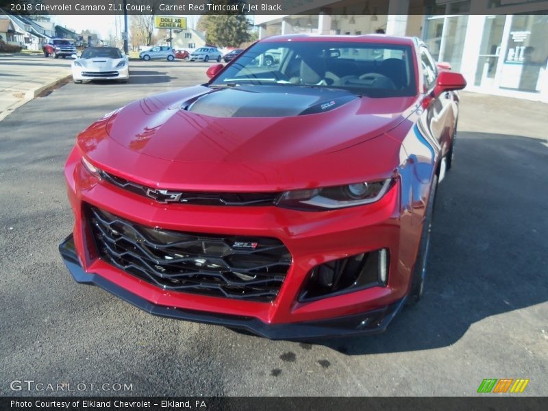 Garnet Red Tintcoat / Jet Black 2018 Chevrolet Camaro ZL1 Coupe