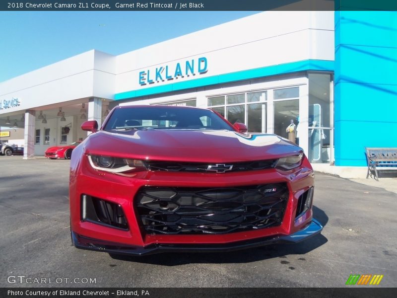 Garnet Red Tintcoat / Jet Black 2018 Chevrolet Camaro ZL1 Coupe