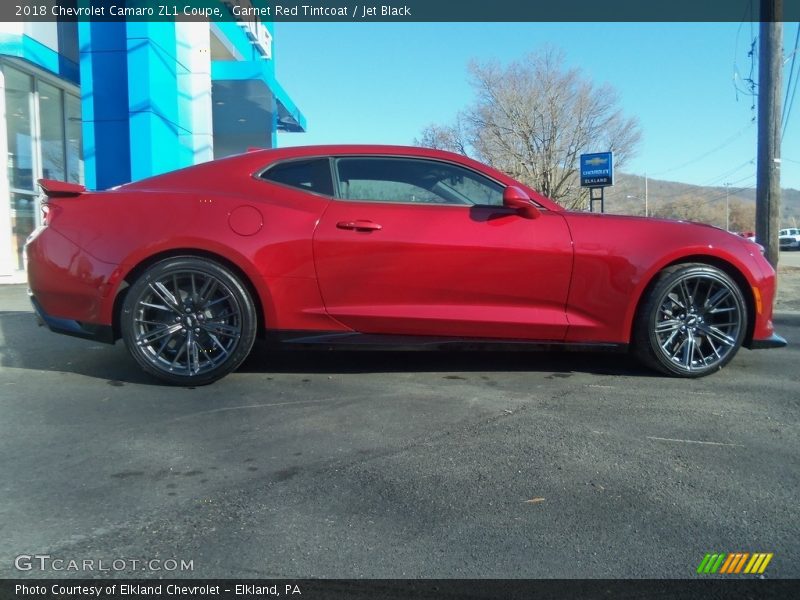Garnet Red Tintcoat / Jet Black 2018 Chevrolet Camaro ZL1 Coupe