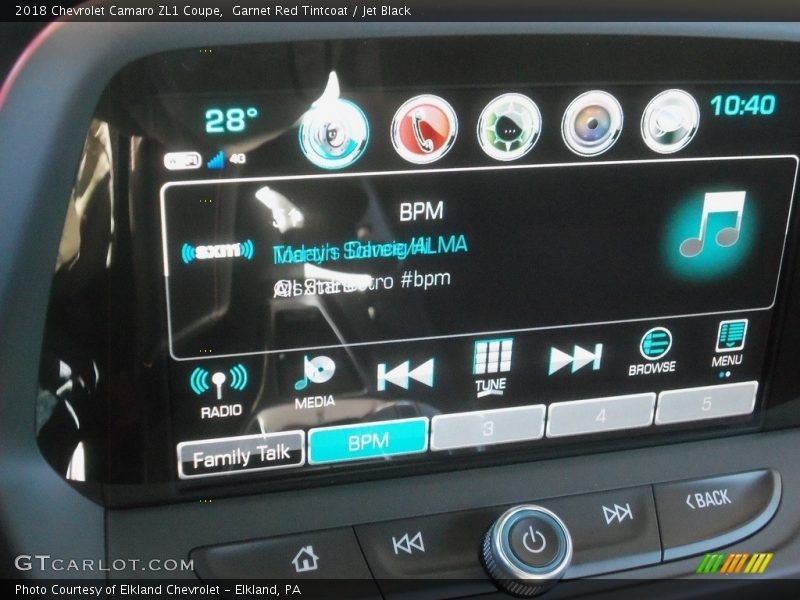 Garnet Red Tintcoat / Jet Black 2018 Chevrolet Camaro ZL1 Coupe