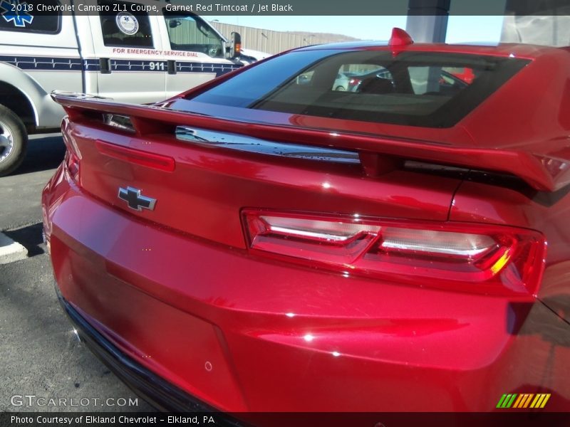 Garnet Red Tintcoat / Jet Black 2018 Chevrolet Camaro ZL1 Coupe