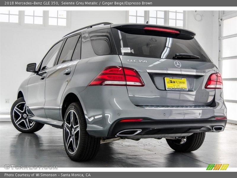 Selenite Grey Metallic / Ginger Beige/Espresso Brown 2018 Mercedes-Benz GLE 350