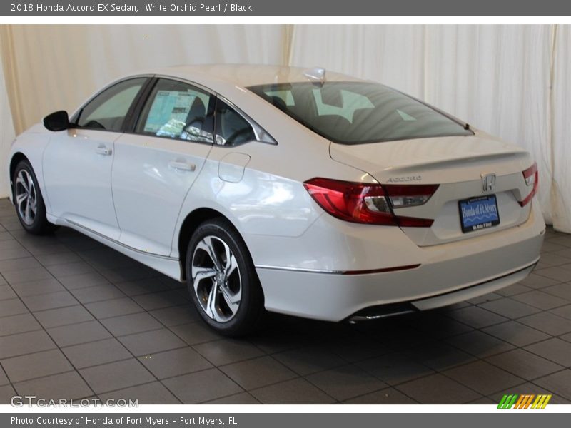 White Orchid Pearl / Black 2018 Honda Accord EX Sedan