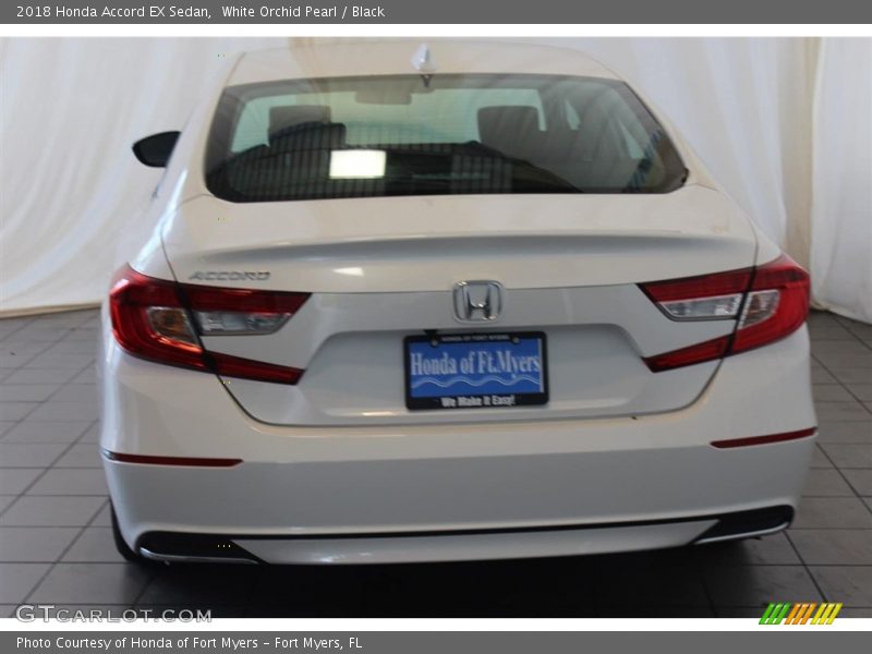 White Orchid Pearl / Black 2018 Honda Accord EX Sedan