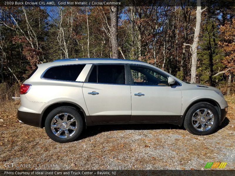 Gold Mist Metallic / Cocoa/Cashmere 2009 Buick Enclave CXL AWD