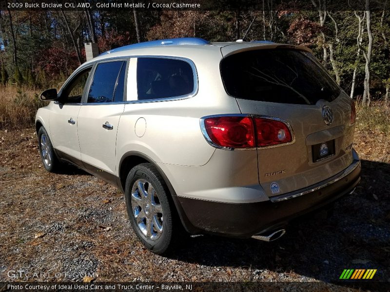 Gold Mist Metallic / Cocoa/Cashmere 2009 Buick Enclave CXL AWD