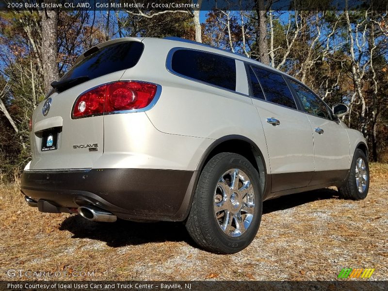 Gold Mist Metallic / Cocoa/Cashmere 2009 Buick Enclave CXL AWD