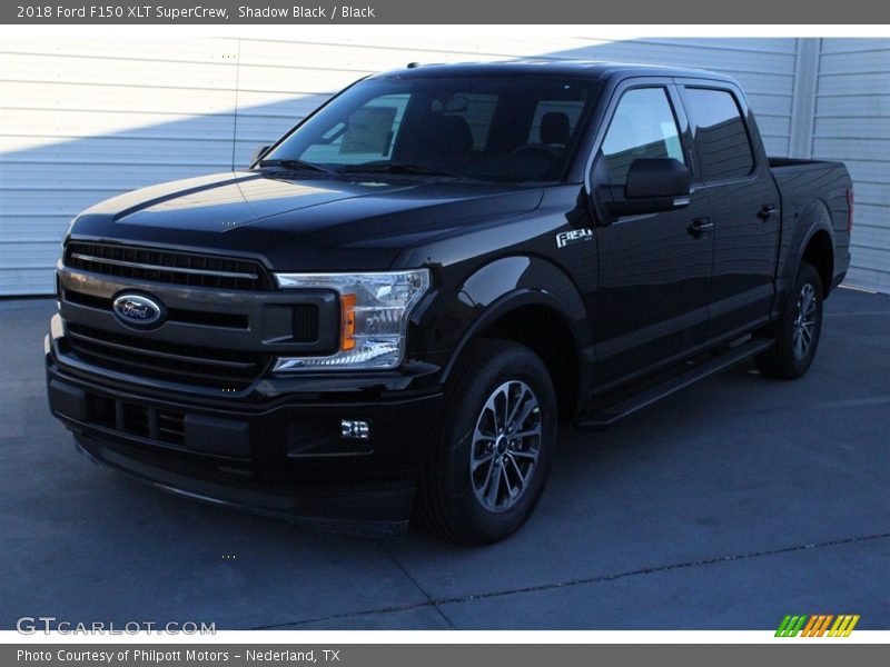 Shadow Black / Black 2018 Ford F150 XLT SuperCrew