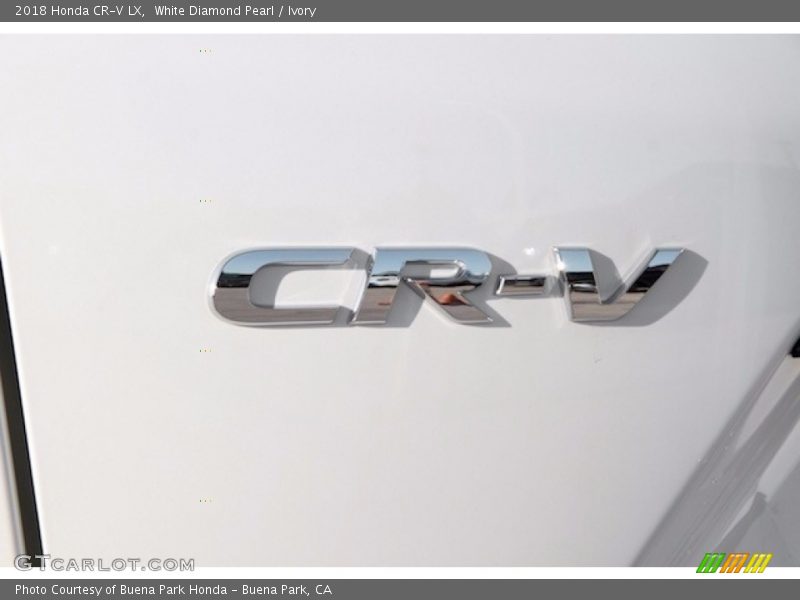 White Diamond Pearl / Ivory 2018 Honda CR-V LX