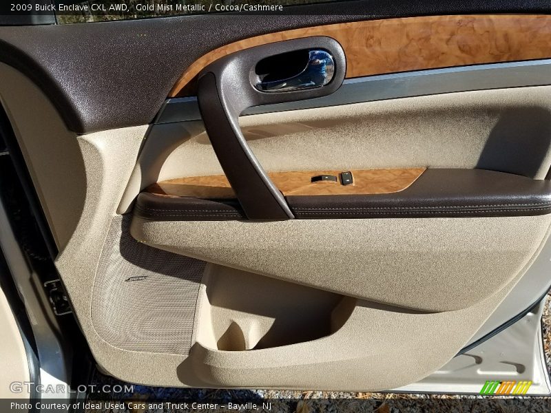 Gold Mist Metallic / Cocoa/Cashmere 2009 Buick Enclave CXL AWD