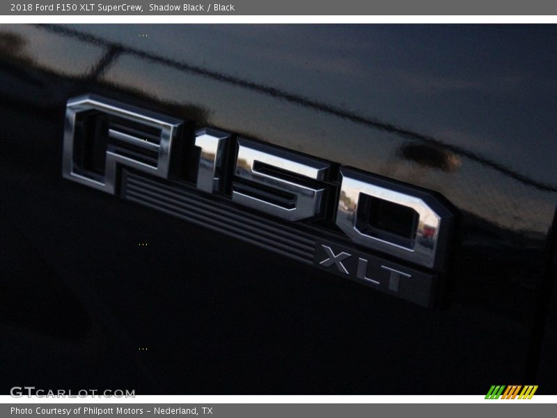 Shadow Black / Black 2018 Ford F150 XLT SuperCrew