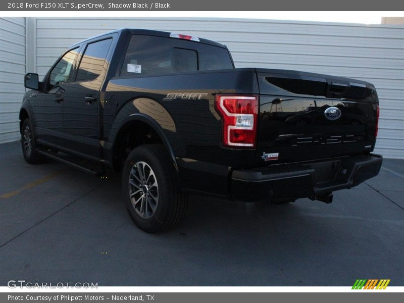 Shadow Black / Black 2018 Ford F150 XLT SuperCrew