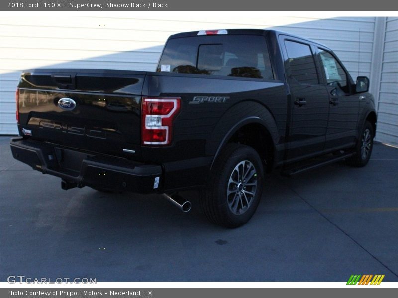 Shadow Black / Black 2018 Ford F150 XLT SuperCrew