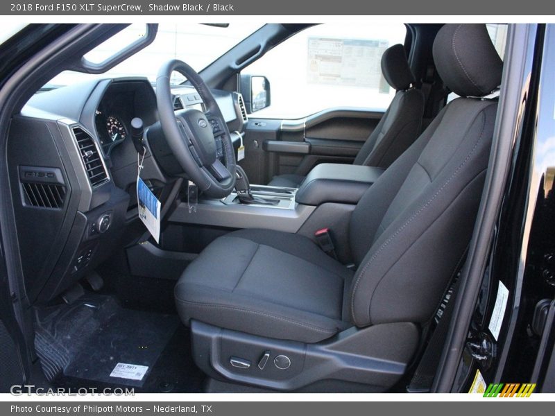 Shadow Black / Black 2018 Ford F150 XLT SuperCrew