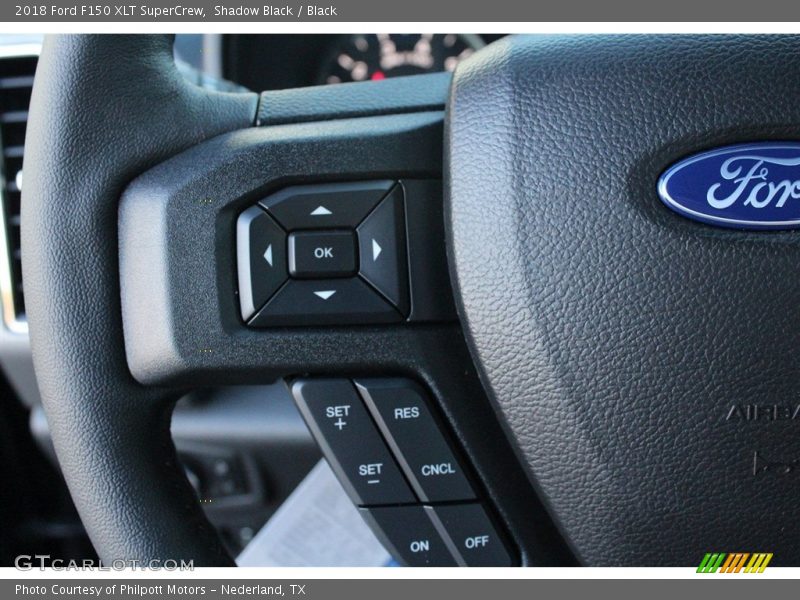 Shadow Black / Black 2018 Ford F150 XLT SuperCrew