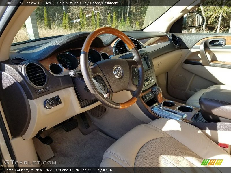 Gold Mist Metallic / Cocoa/Cashmere 2009 Buick Enclave CXL AWD