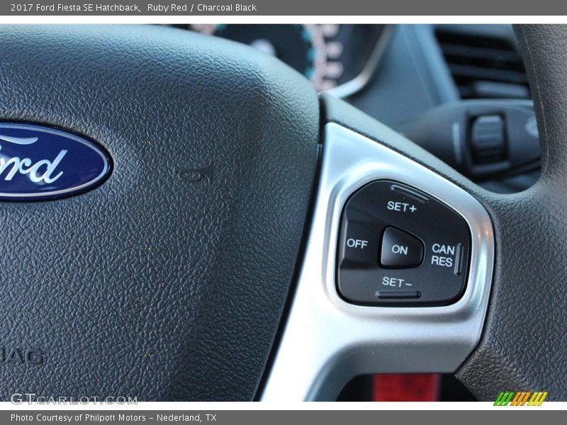 Ruby Red / Charcoal Black 2017 Ford Fiesta SE Hatchback
