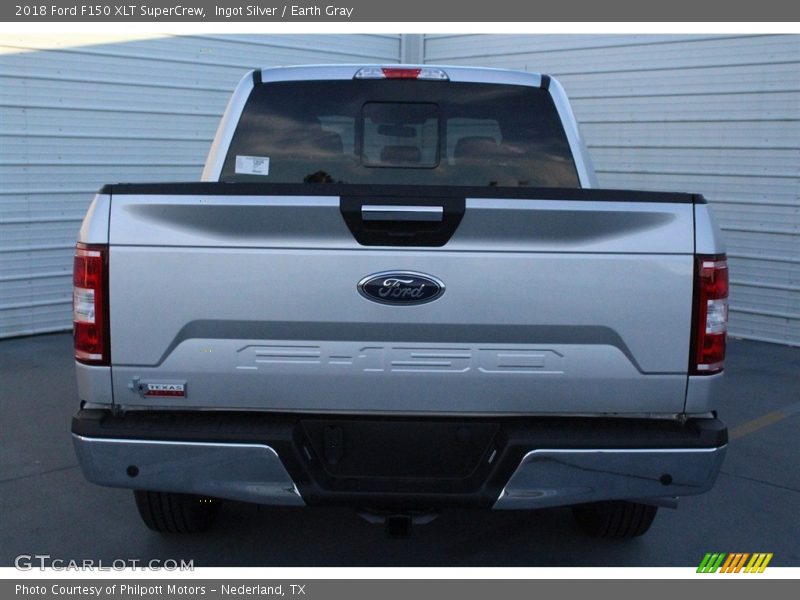 Ingot Silver / Earth Gray 2018 Ford F150 XLT SuperCrew