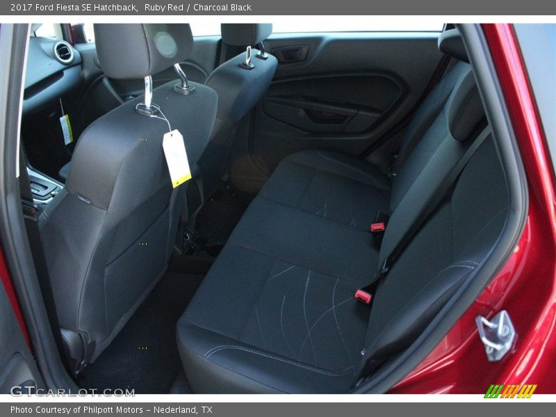 Ruby Red / Charcoal Black 2017 Ford Fiesta SE Hatchback