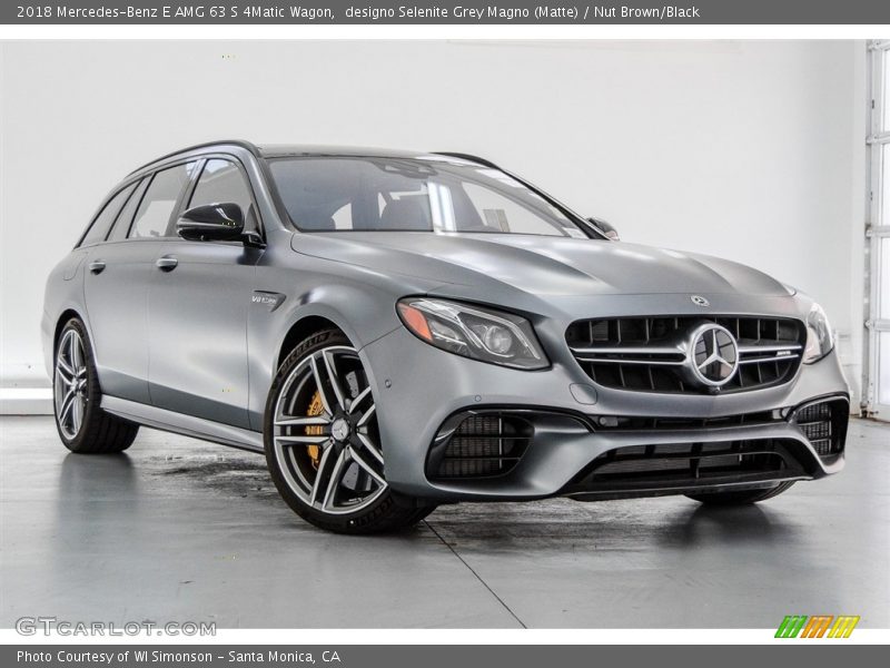 Front 3/4 View of 2018 E AMG 63 S 4Matic Wagon