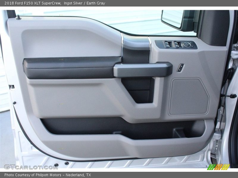 Ingot Silver / Earth Gray 2018 Ford F150 XLT SuperCrew